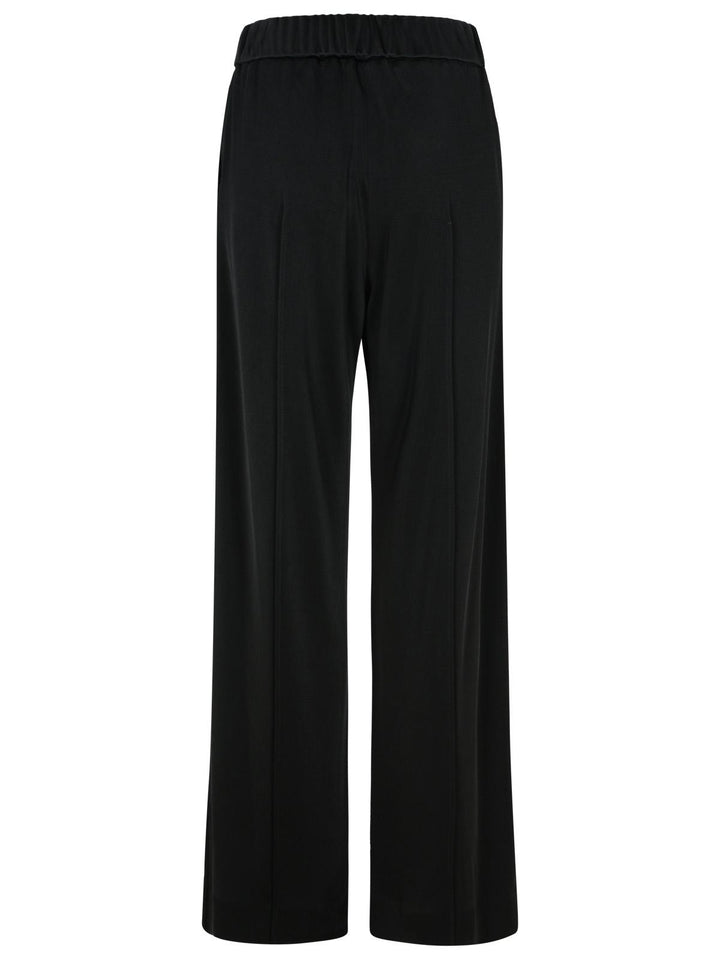 Jil Sander Black Viscose Trousers Women