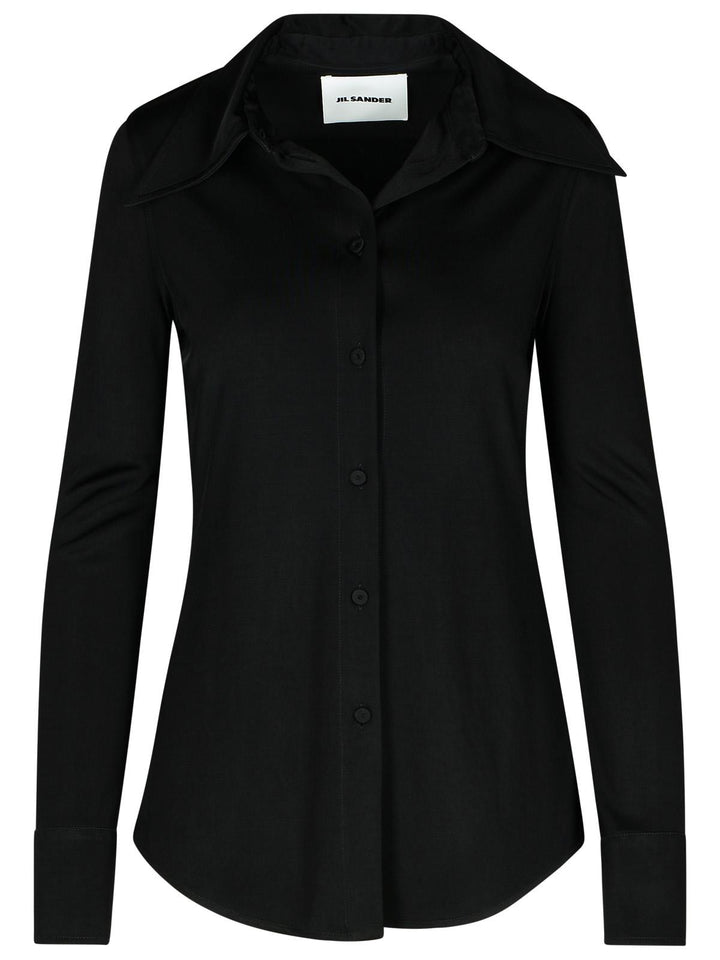 Jil Sander Black Viscose Shirt Women