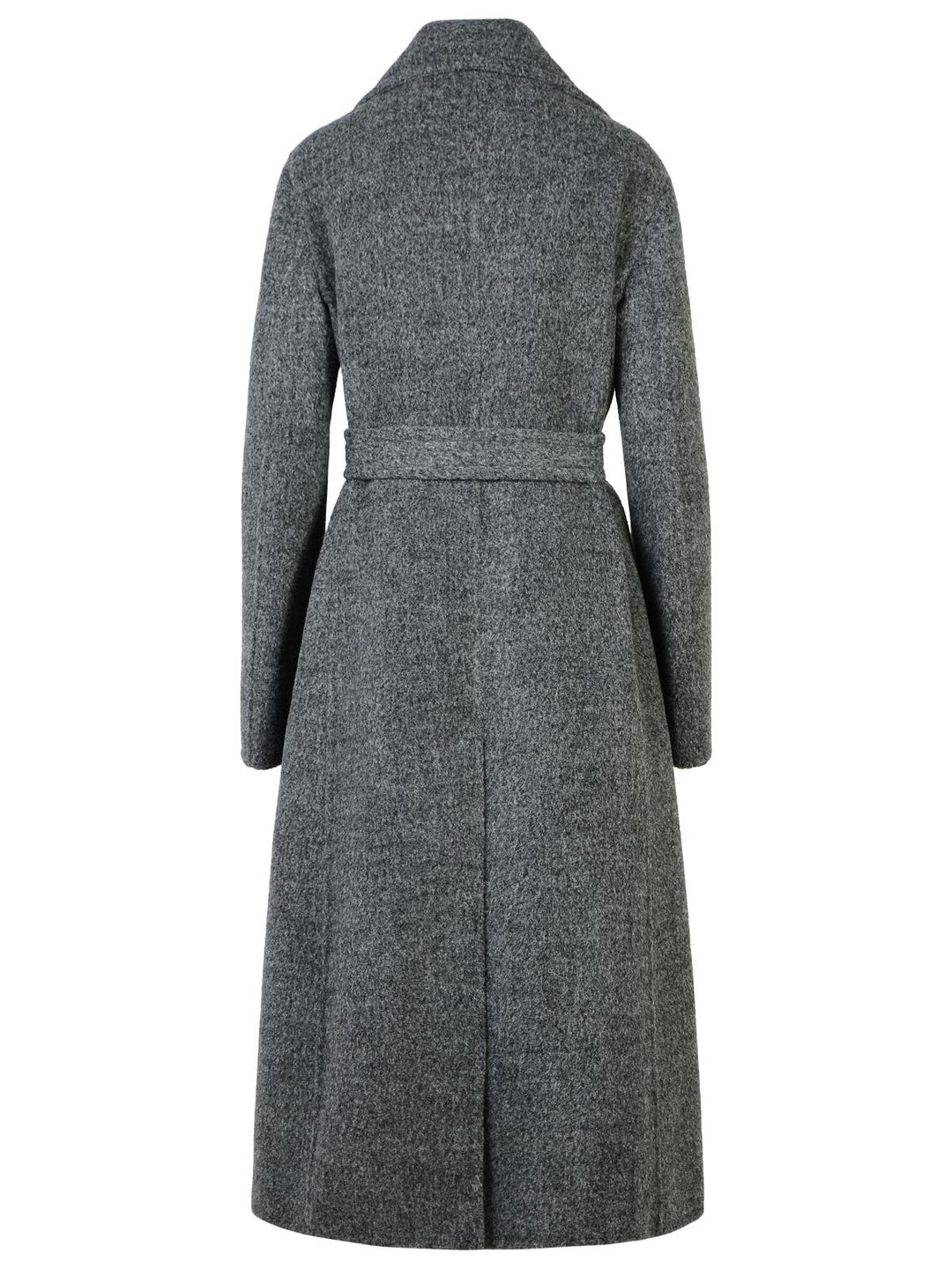 Jil Sander Grey Wool Blend Coat Women