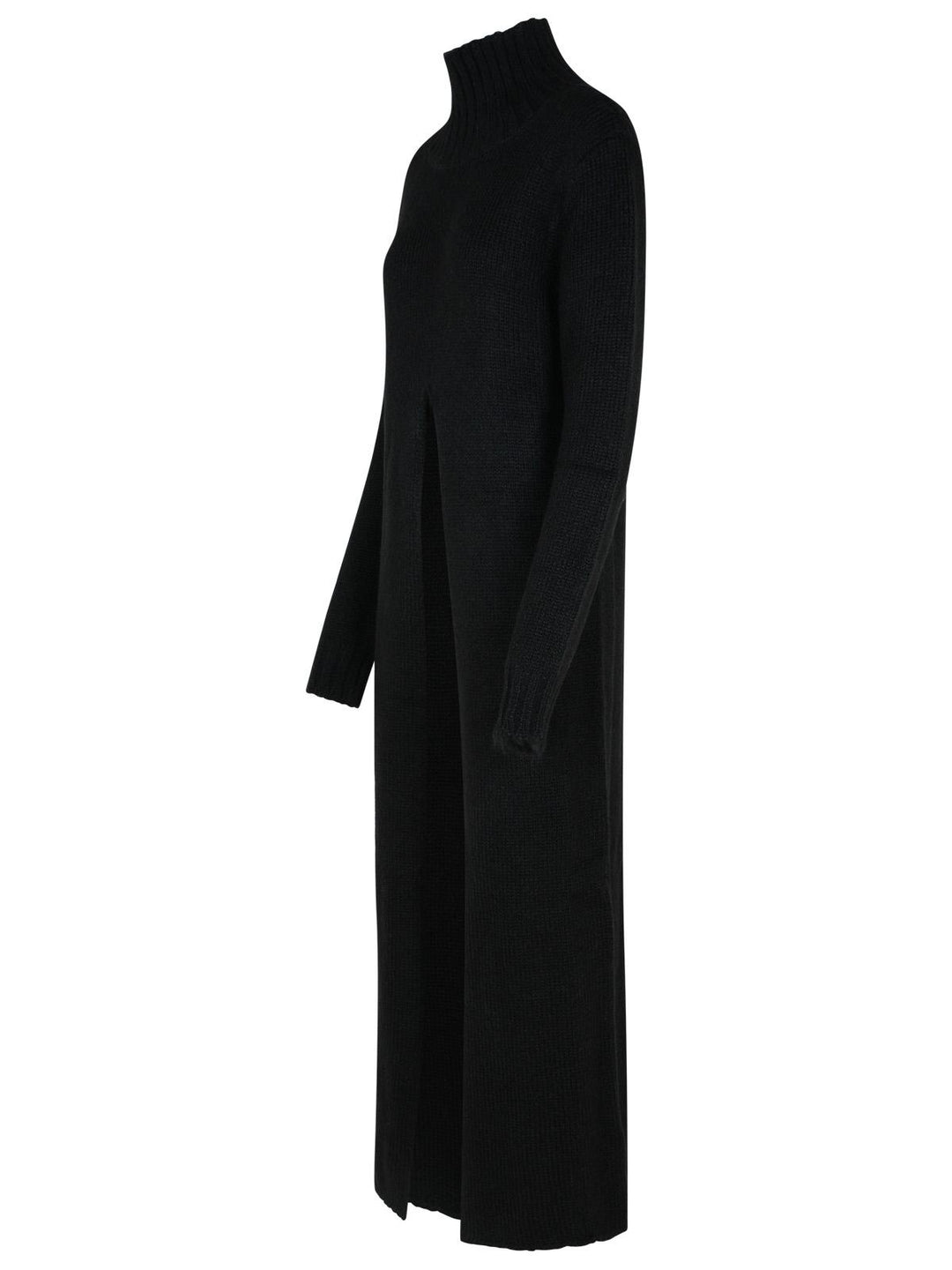 Jil Sander Black Alpaca Blend Dress Women
