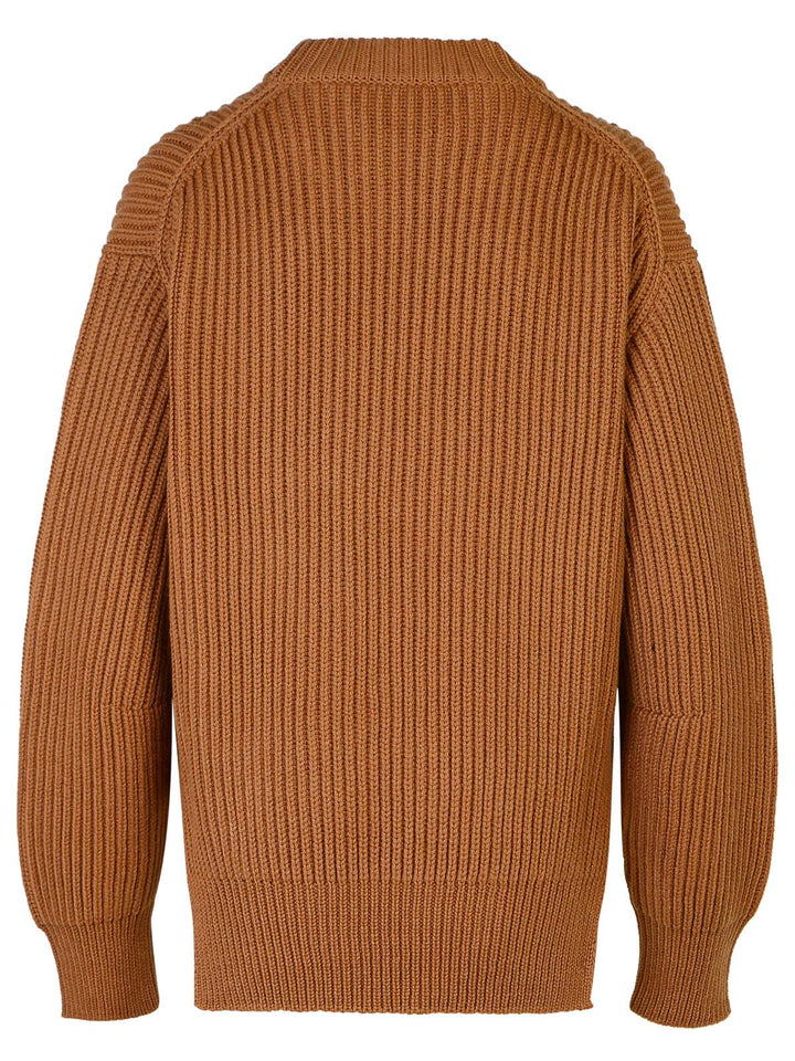 Jil Sander Brown Wool Sweater Women