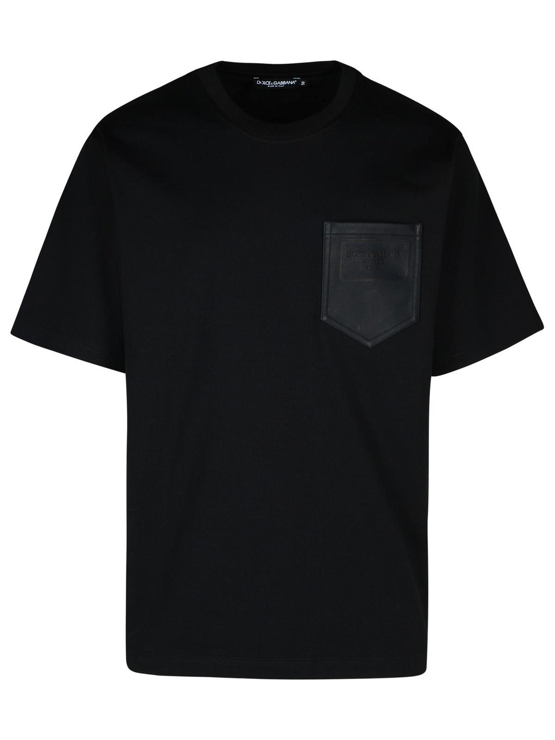 Dolce &amp; Gabbana Black Cotton T Shirt
