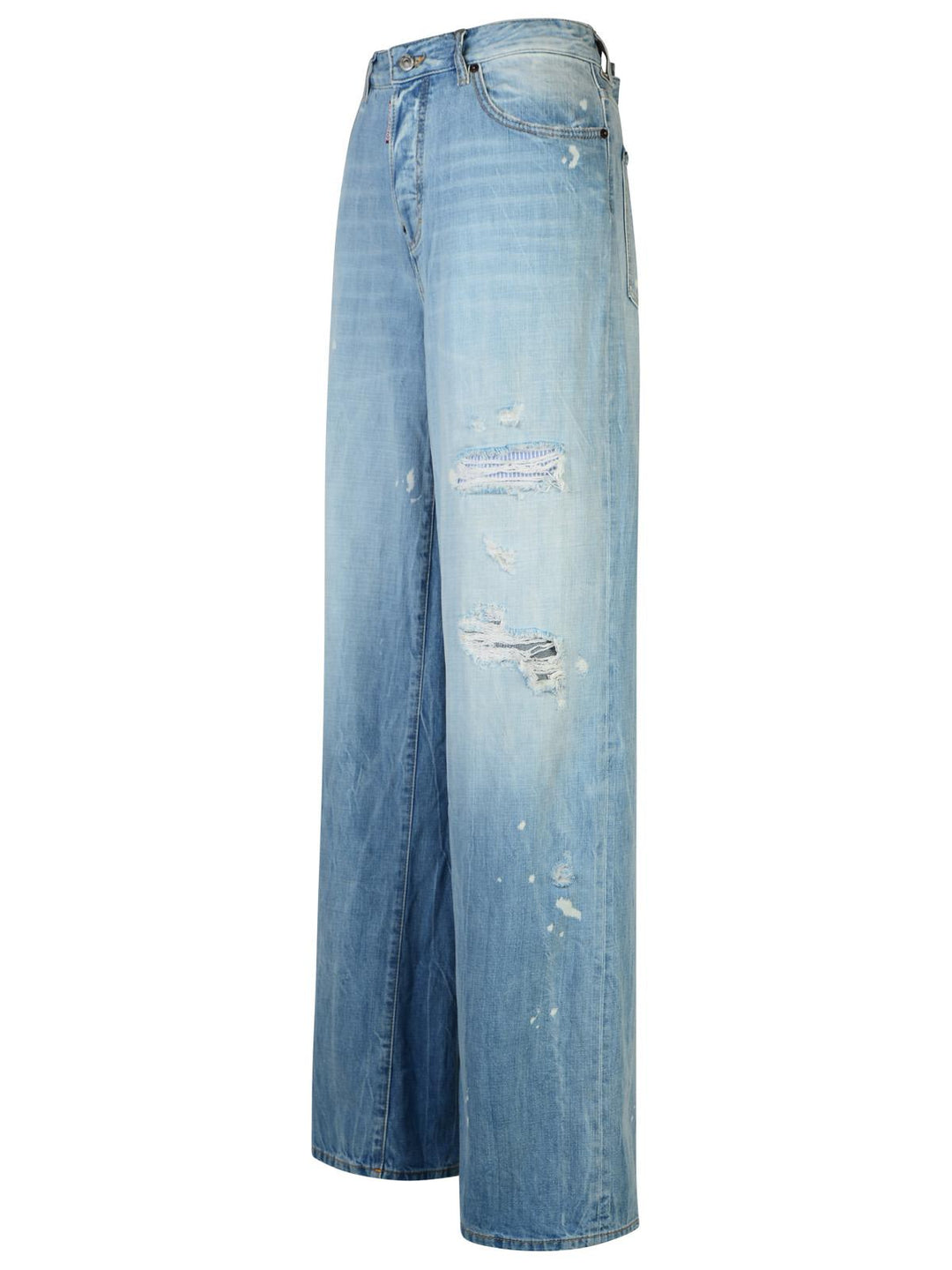 Dsquared2 'Traveller' Light Blue Cotton Jeans Women