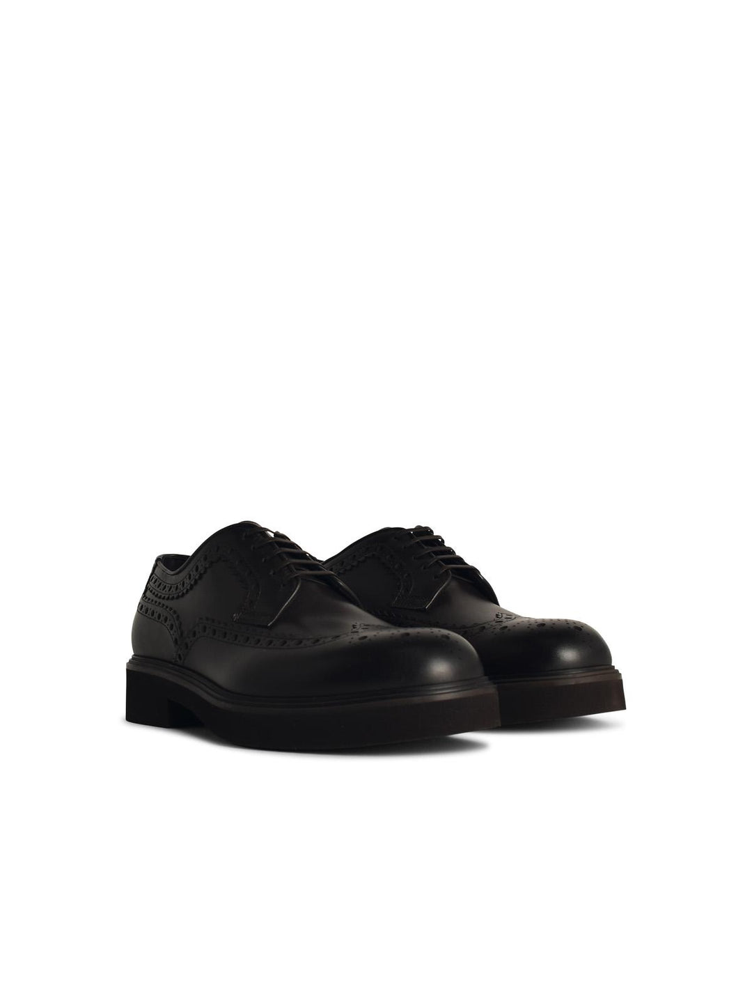 Salvatore Ferragamo Fire' 'Scarpa' In Dark Brown Leather Men