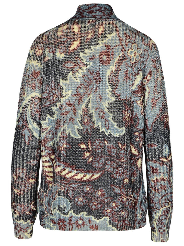 Etro Multicolor Wool Turtleneck Sweater Women