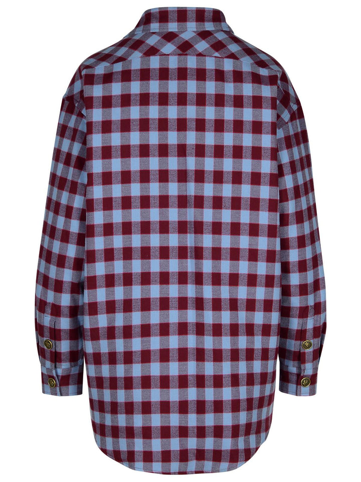 Etro 'Check' Multicolor Cotton Shirt Women