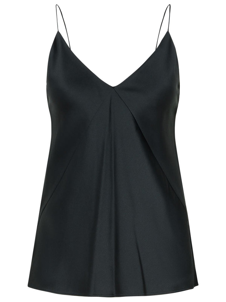 Max Mara 'Metello' Black Silk Top Women