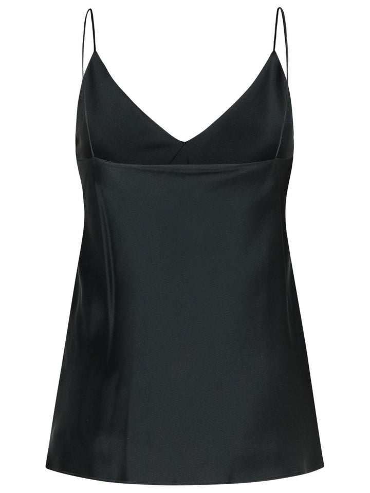 Max Mara 'Metello' Black Silk Top Women