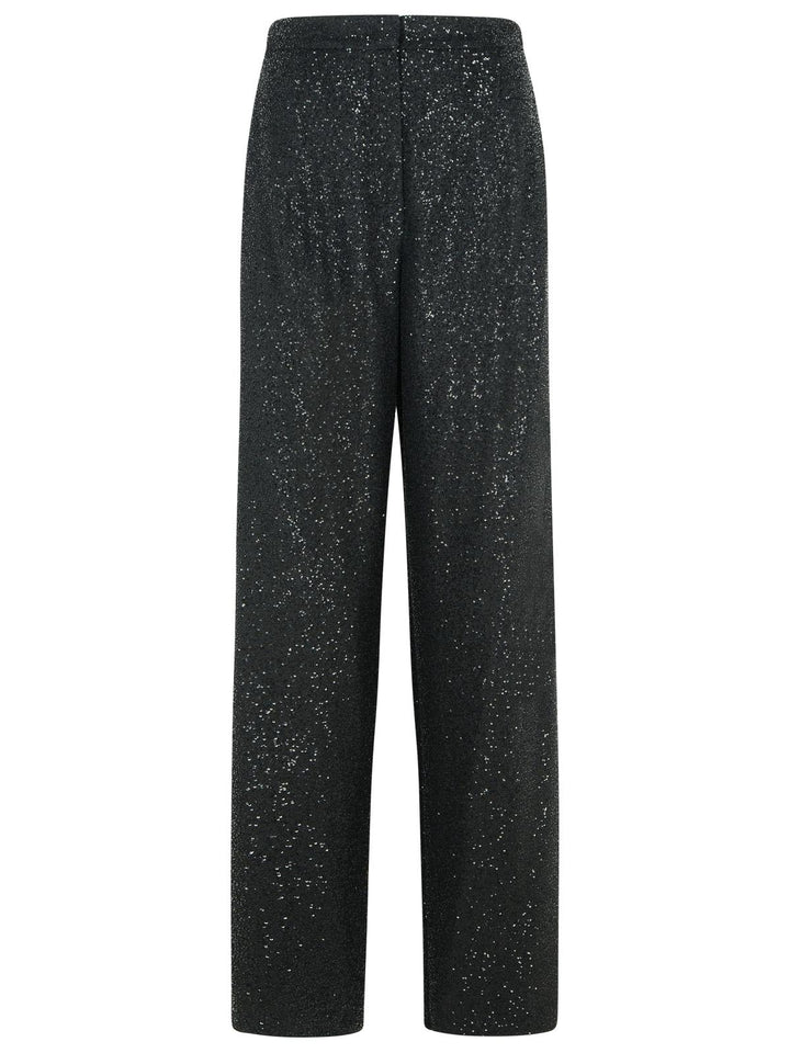 Max Mara 'Navigli' Black Viscose Blend Pants Women