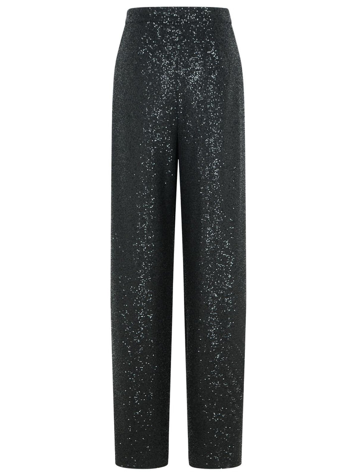 Max Mara 'Navigli' Black Viscose Blend Pants Women