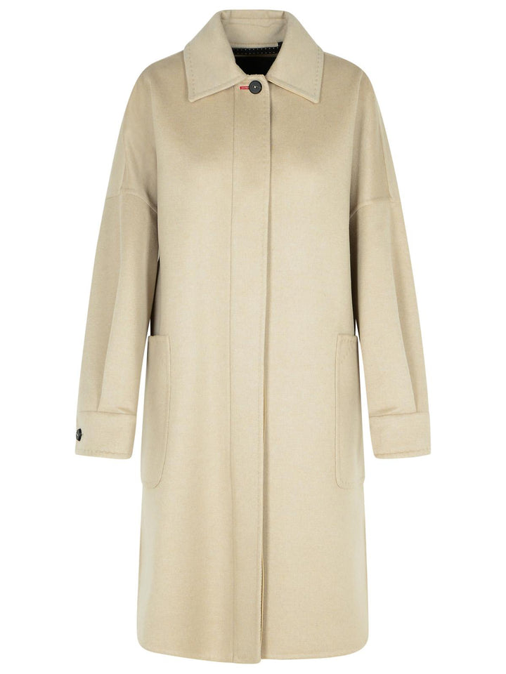 Max Mara 'Baruffa' Beige Cashmere Coat Women