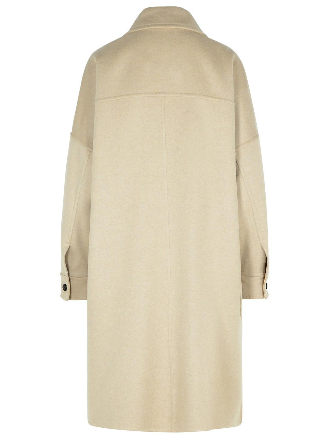 Max Mara 'Baruffa' Beige Cashmere Coat Women