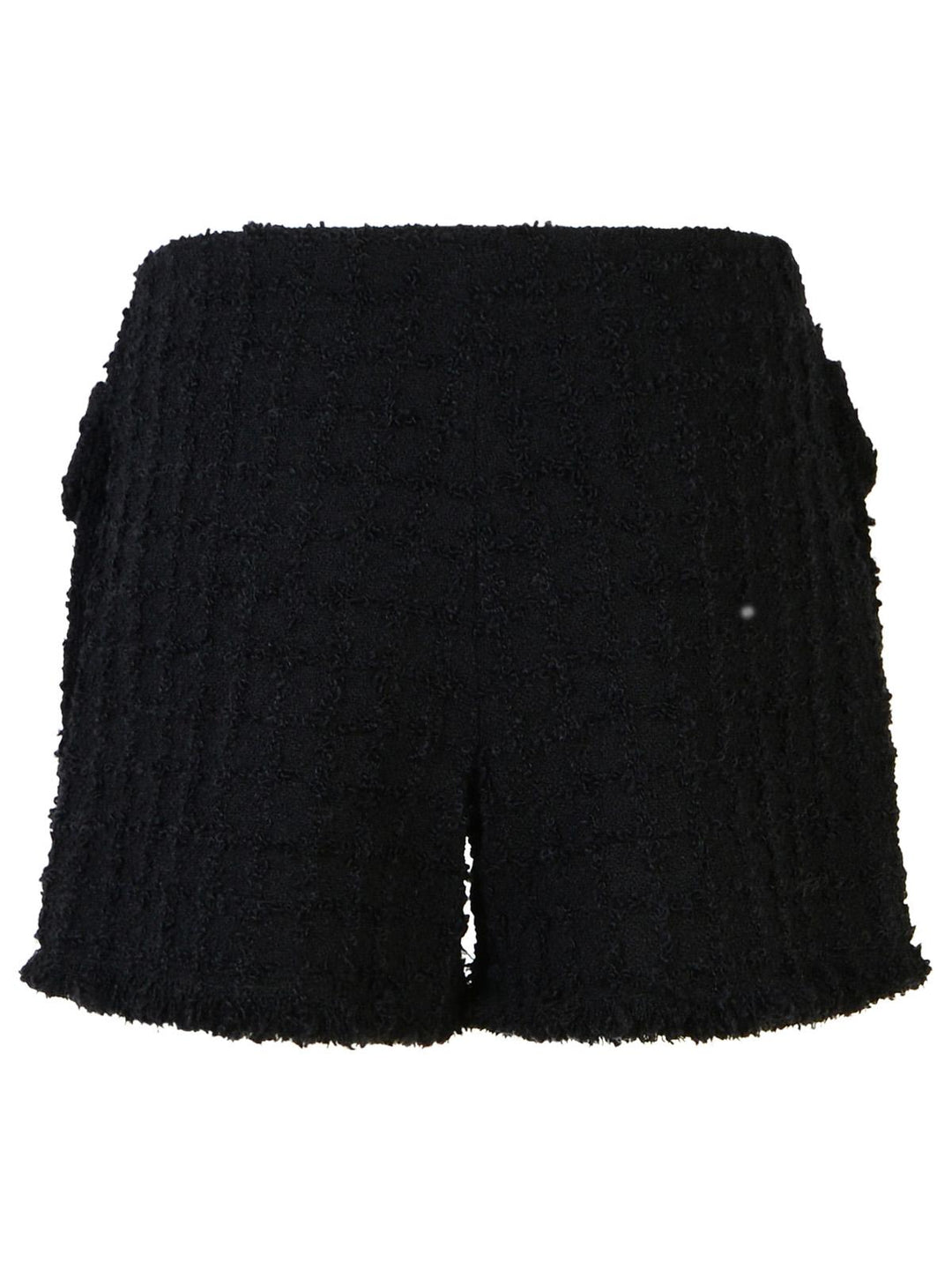 Versace Black Virgin Wool Blend Shorts Women