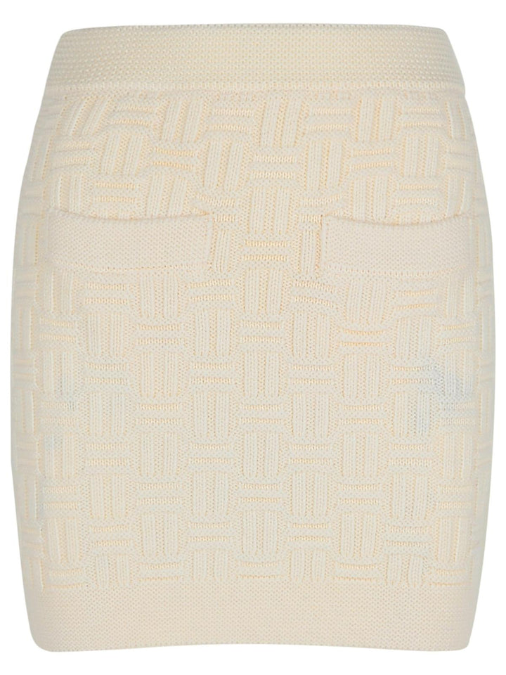 Casablanca Wool Blend Miniskirt Women