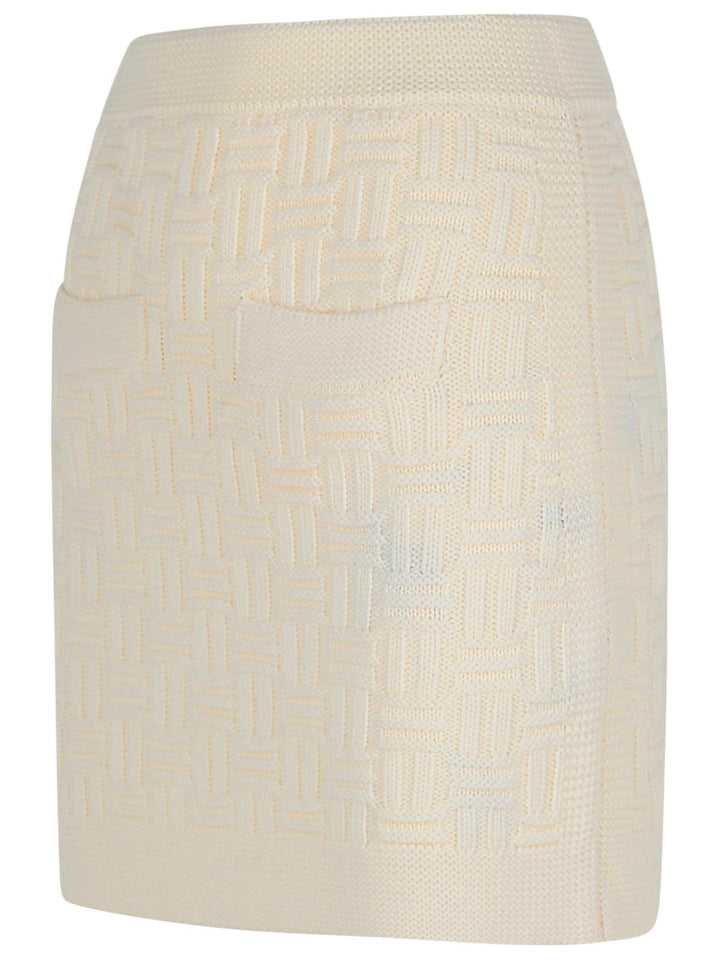 Casablanca Wool Blend Miniskirt Women