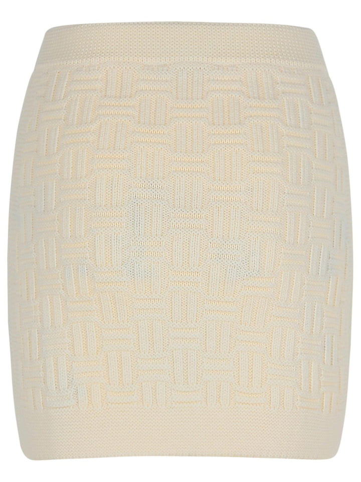 Casablanca Wool Blend Miniskirt Women