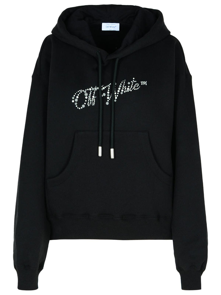 Off-White Black Cotton Sweatshirt Women