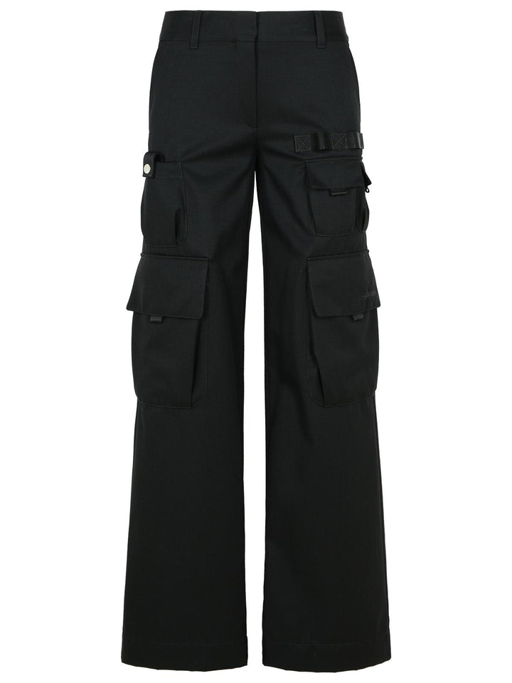 Off-White 'Toy Box' Black Virgin Wool Pants Women