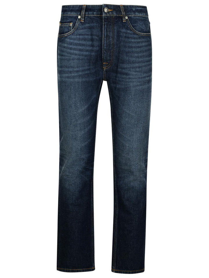 Palm Angels Blue Denim Jeans Men