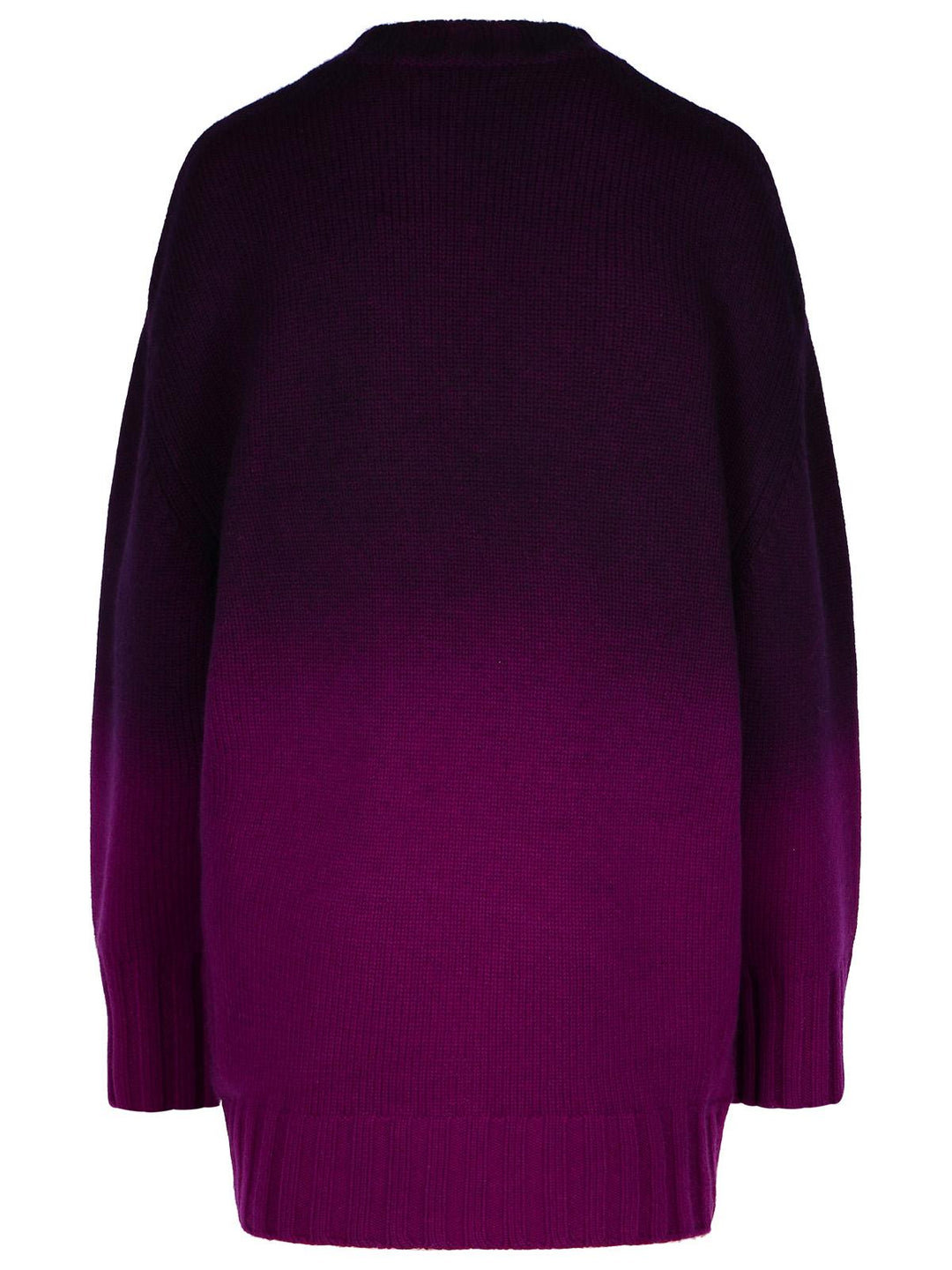 The Attico Purple Wool Blend Mini Dress Women