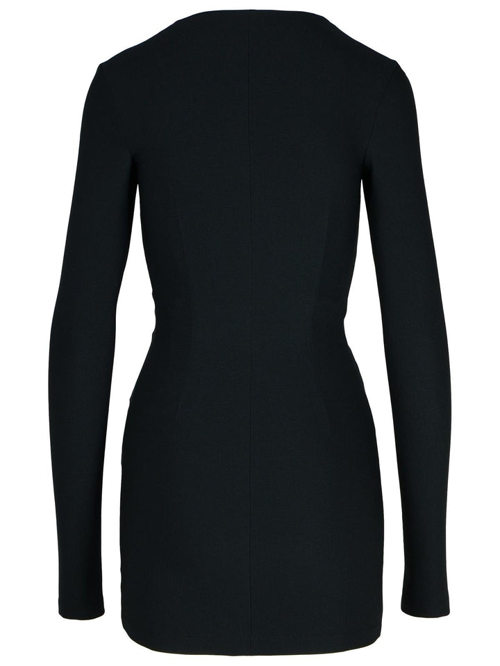 The Attico Black Polyester Blend Dress Women