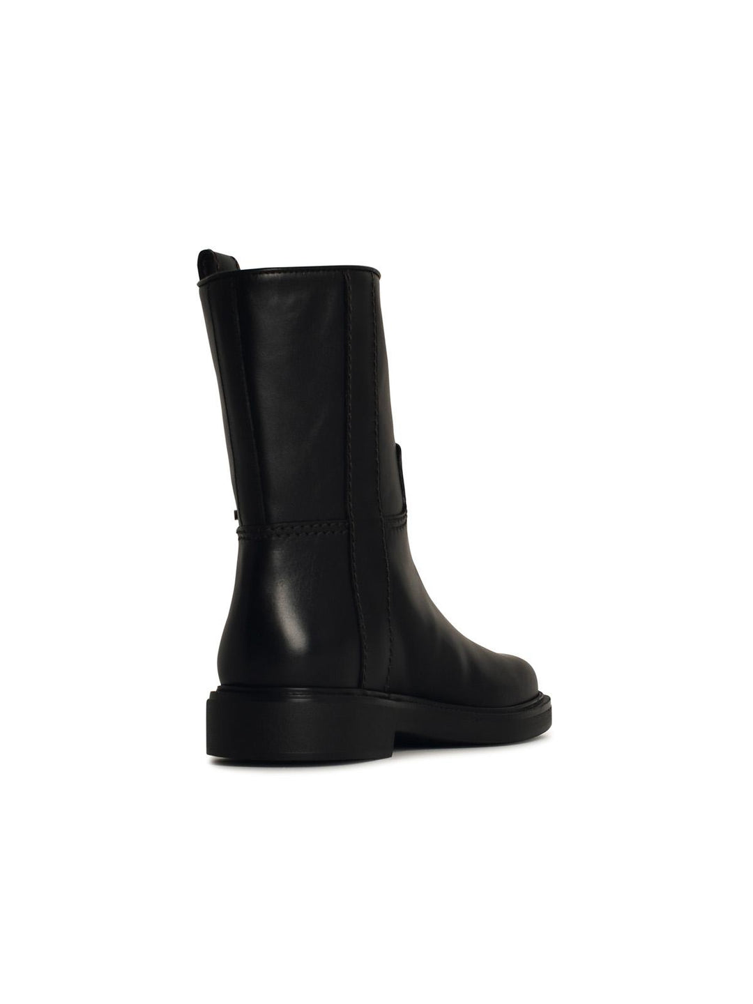 Tod's Black Leather Ankle Boots Women