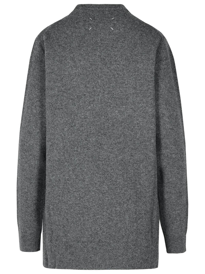 Maison Margiela 'Over' Grey Wool Sweater Women