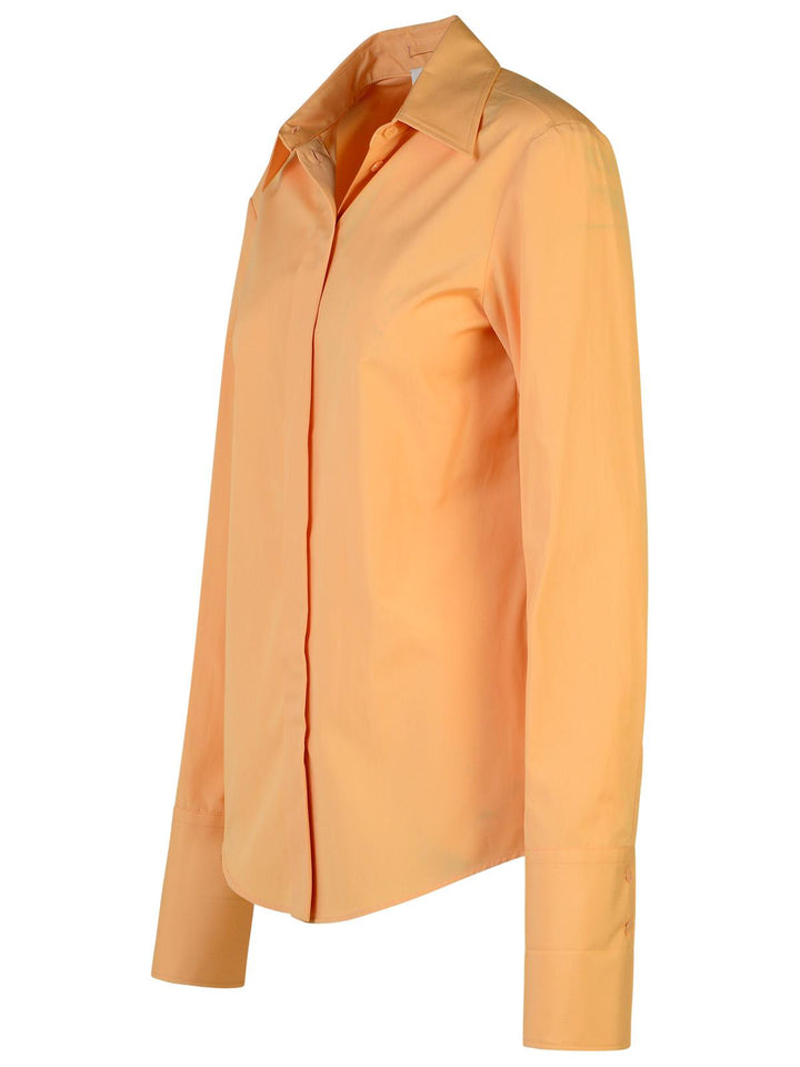 Sportmax 'Oste' Orange Cotton Shirt Women