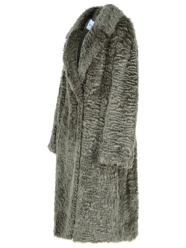 Stand Studio 'Nicole' Grey Modacrylic Coat Women