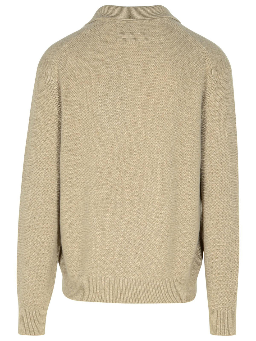 Zegna Beige Cashmere Sweater Men