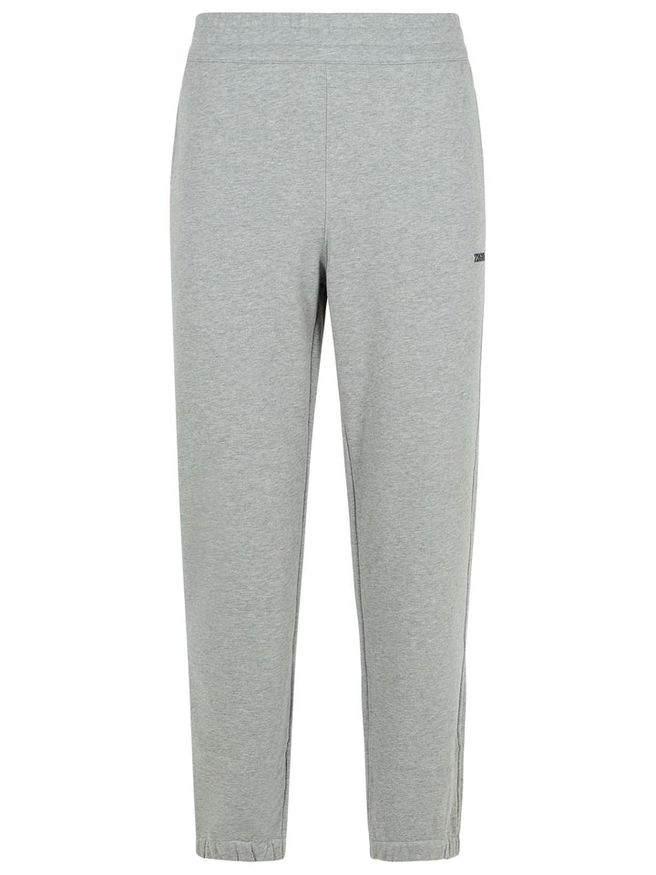 Zegna Gray Cotton Pants Men