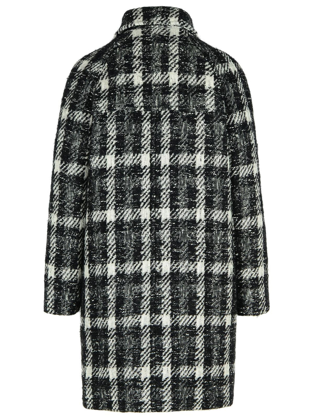 Fay Black Cotton Blend Coat Women
