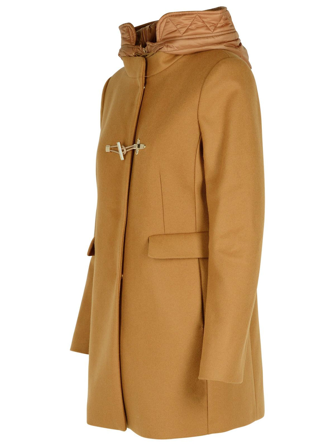 Fay Brown Virgin Wool Blend Coat Women