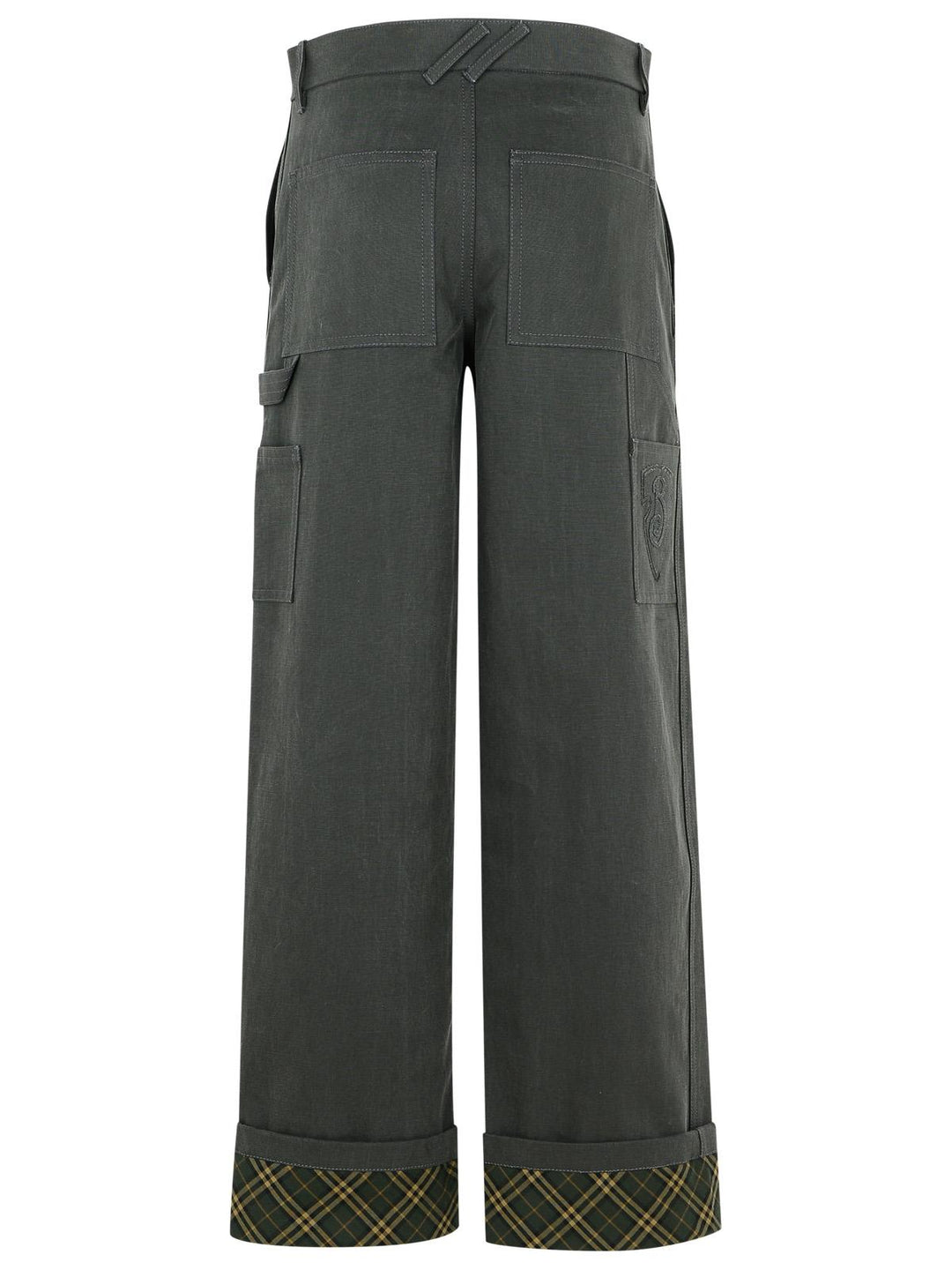 Burberry Black Cotton Jeans Men