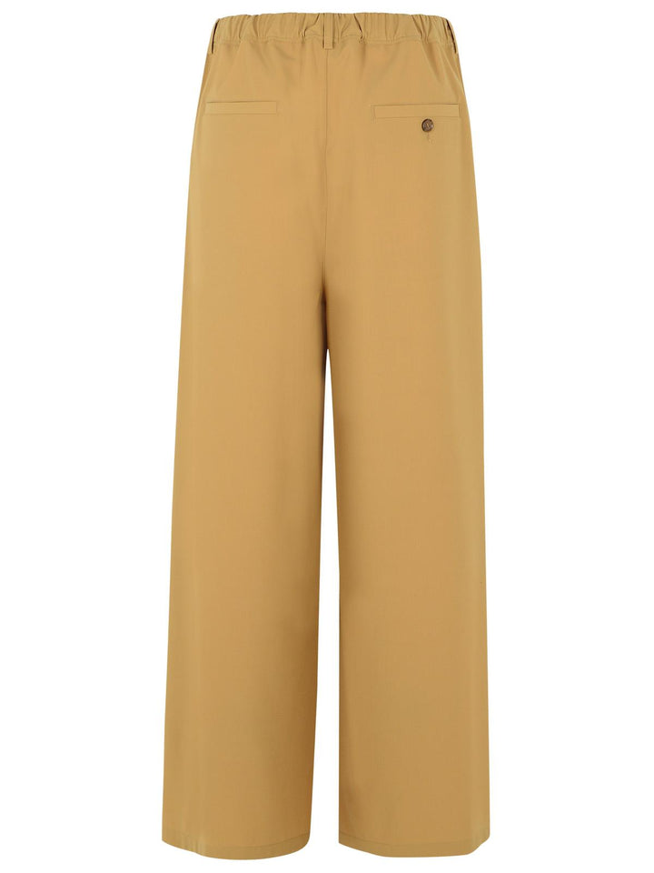 Marni Beige Virgin Wool Blend Trousers Men