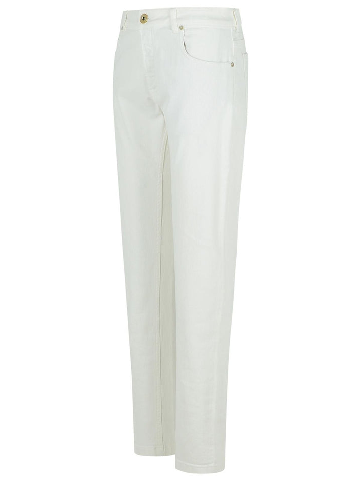 Eleventy White Cotton Pants Men