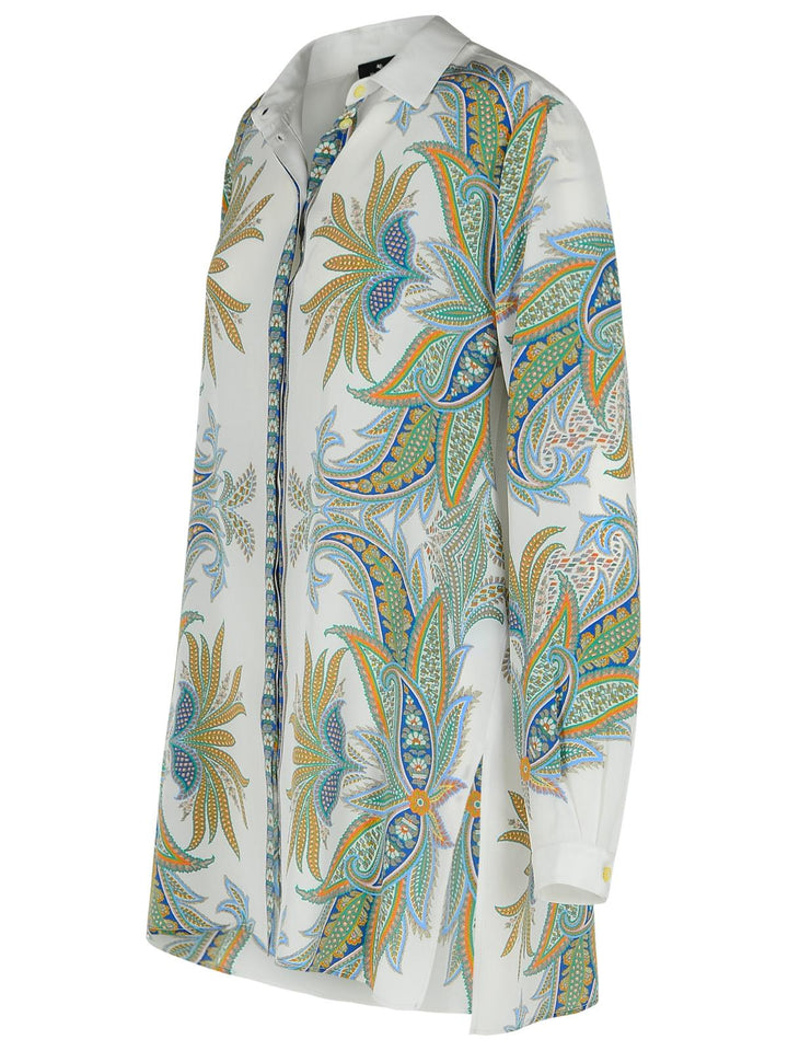 Etro Multicolor Silk Shirt Women