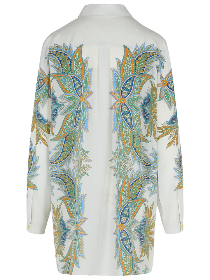 Etro Multicolor Silk Shirt Women