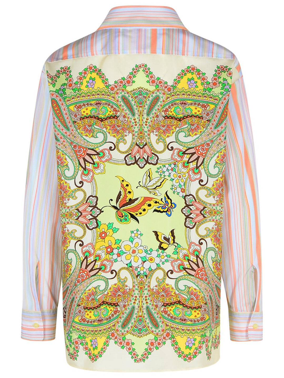 Etro Orange Cotton Shirt Women