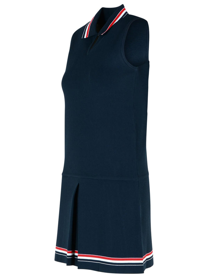 Thom Browne 'Tennis' Dress In Navy Viscose Blend Women