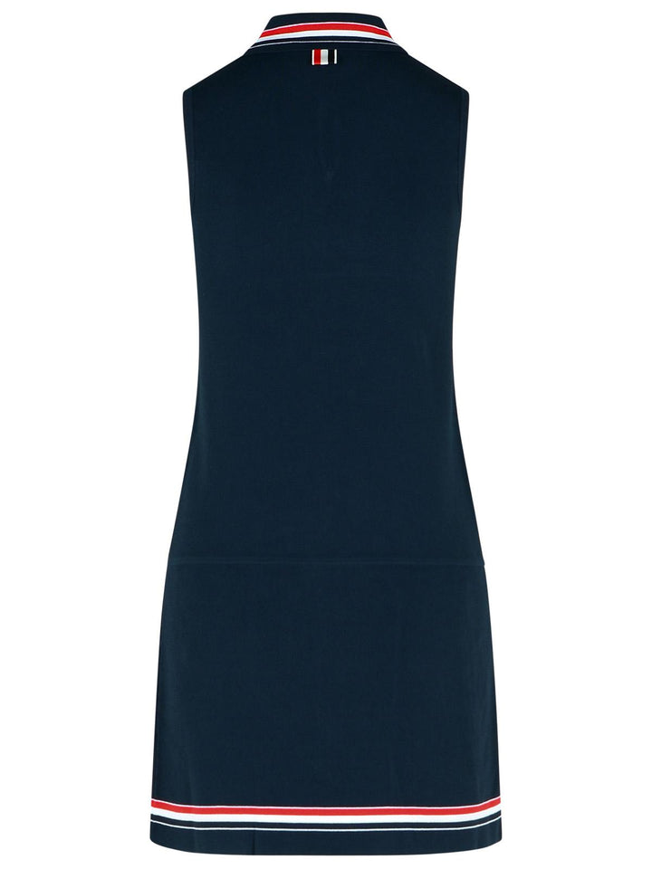Thom Browne 'Tennis' Dress In Navy Viscose Blend Women