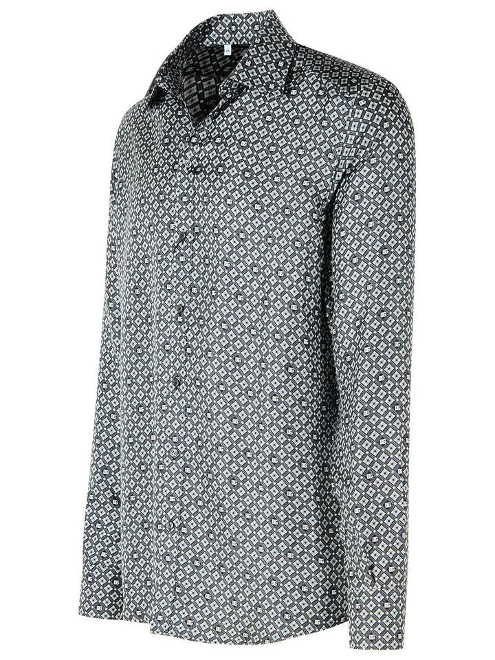 Dolce & Gabbana Black Silk Shirt Men