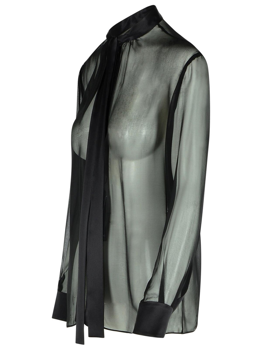 Dolce &amp; Gabbana Black Silk Shirt Women