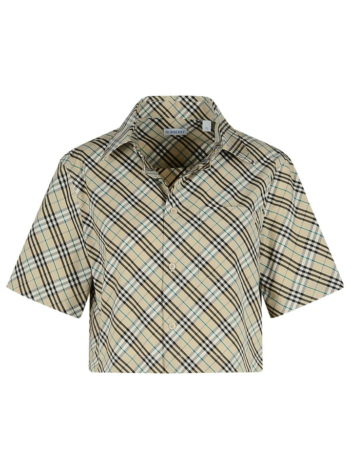 Burberry Cream Cotton Shirt Women