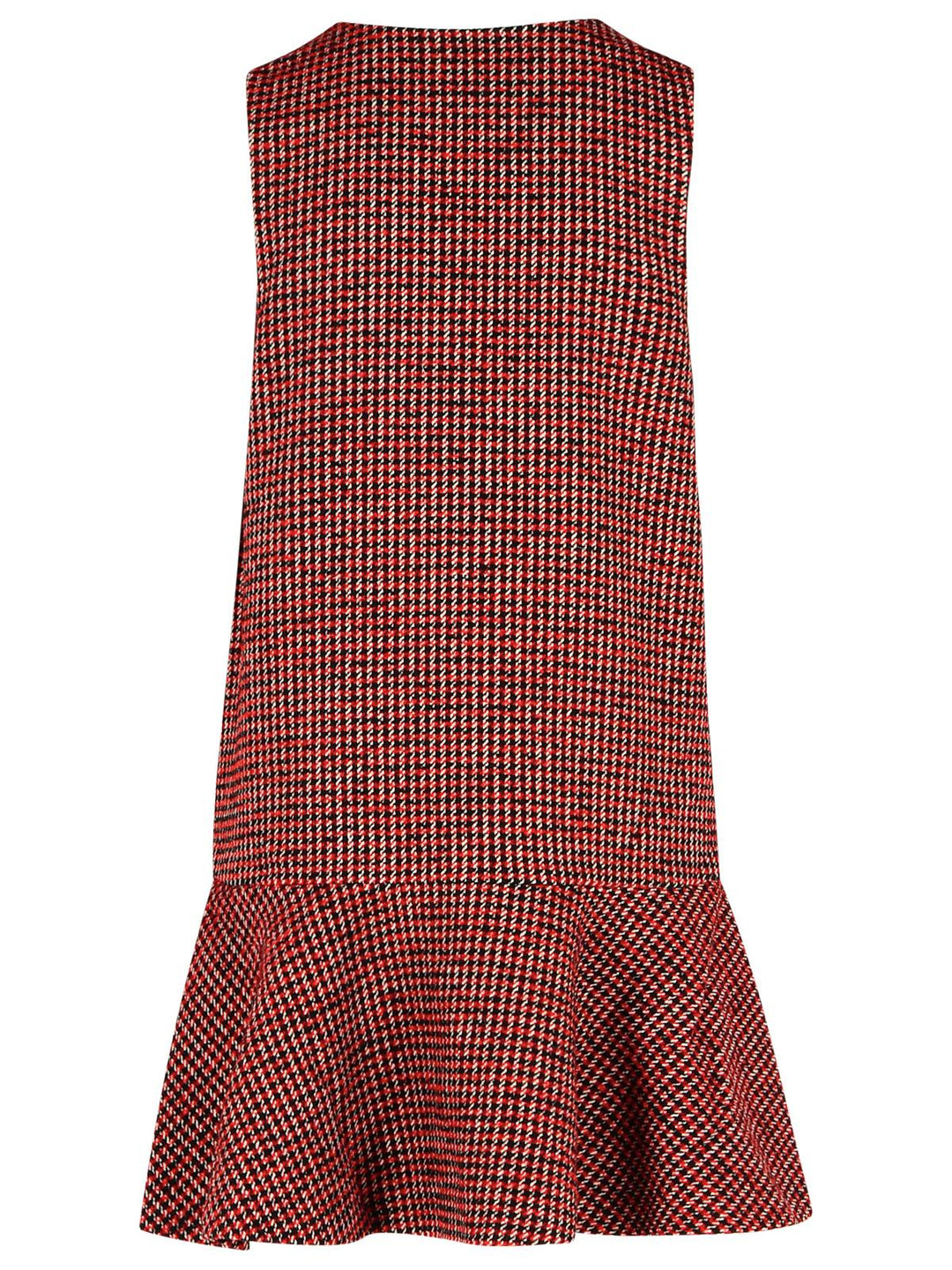 Ganni Red Wool Blend Dress Women