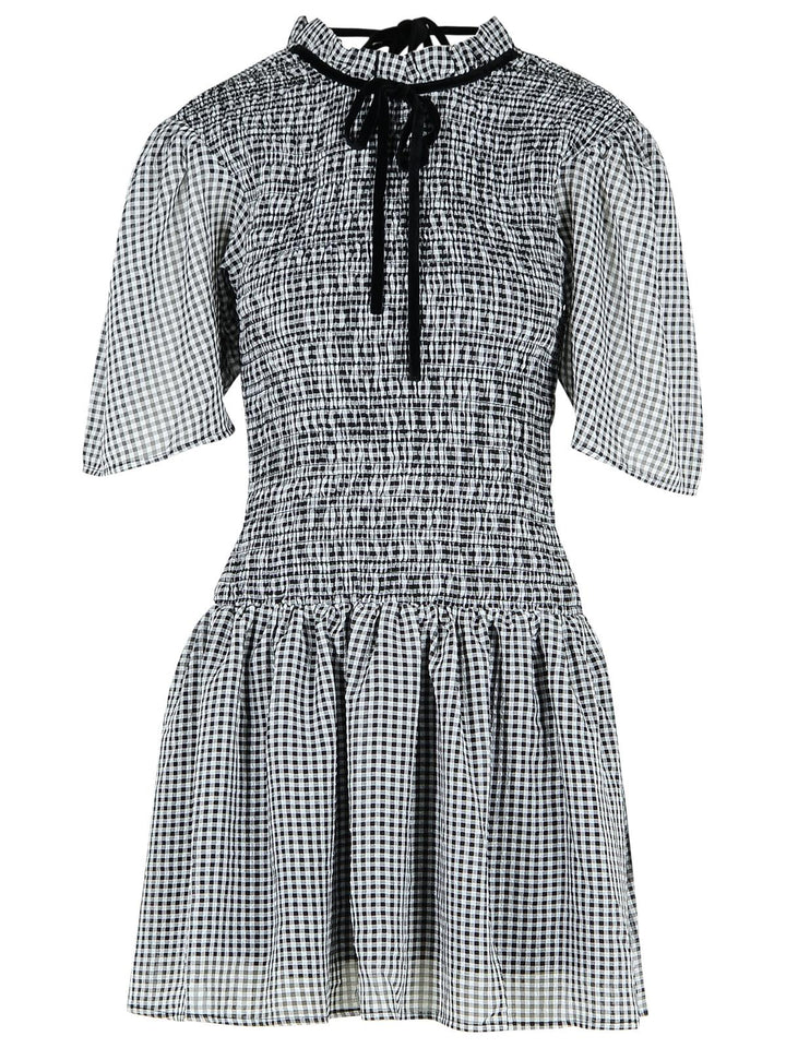 Ganni Black Polyester Dress Women