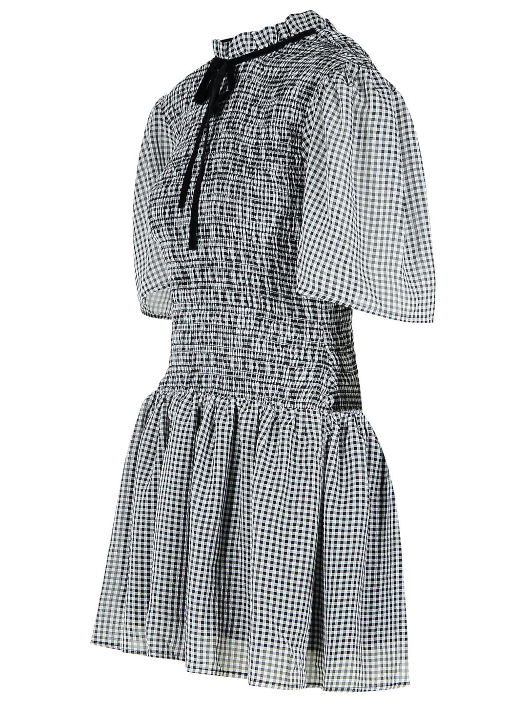 Ganni Black Polyester Dress Women