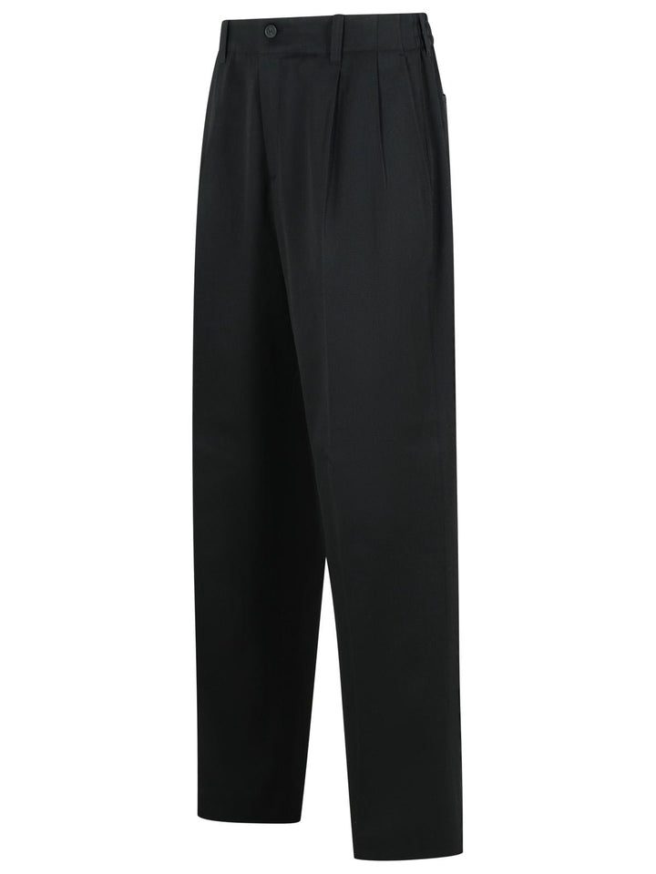 Golden Goose 'Slacks' Black Virgin Wool Pants Men