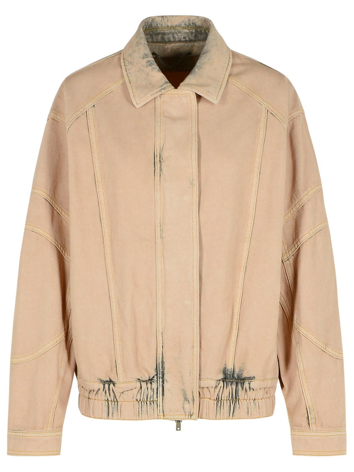 Golden Goose 'Nancy' Pink Cotton Bomber Jacket Women