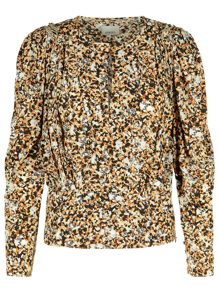 Isabel Marant 'Zagra' Beige Silk Blouse Women